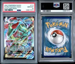 The Pokemon Company Pokemon TCG Rayquaza VMAX 111/203 Evolving Skies PSA 10 - Image 3