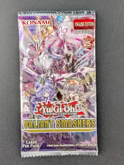 Lot of (134) Yu-Gi-Oh! Valiant Smashers Booster Packs SEALED - Image 2