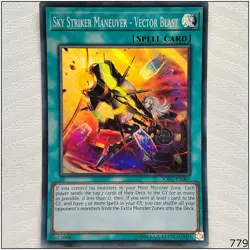 Sky Striker Maneuver - Vector Blast - SOFU-EN061 - Super Rare 1st Edition Yugioh - Image 1