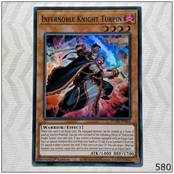 Infernoble Knight Turpin - DUNE-EN014 - Super Rare 1st Edition Yugioh - Image 1