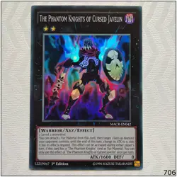 The Phantom Knights of Cursed Javelin MACR-EN042 Super Rare 1st Edition Yugioh - Image 1