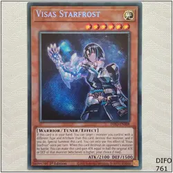 Visas Starfrost - DIFO-EN008 - Secret Rare 1st Edition Yugioh - Image 1