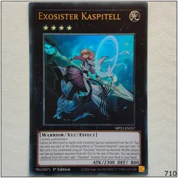 Exosister Kaspitell - MP23-EN257 - Ultra Rare 1st Edition Yugioh - Image 1