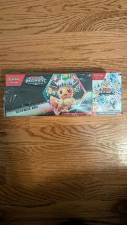 Pokemon Prismatic Evolutions Surprise Box And Booster Bundle(Sam's Club SEALED) - Image 1
