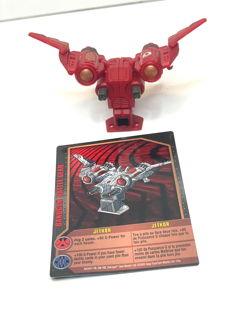 BAKUGAN PYRUS RED BATTLE GEAR JETKOR 60G AND CARD - Image 1