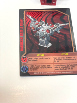 BAKUGAN PYRUS RED BATTLE GEAR JETKOR 60G AND CARD - Image 2