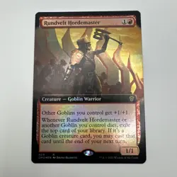 MTG - Rundvelt Hordemaster (Extended Art) - *FOIL* R - Dominaria United - 409 NM - Image 1