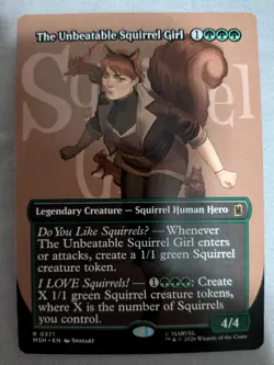 MTG BORDERLESS The Unbeatable Squirrel Girl MSH NM/M - Image 1