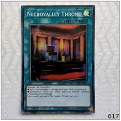 Necrovalley Throne - SOFU-EN055 - Super Rare 1st Edition Yugioh - Image 1