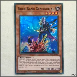 Rock Band Xenoguitar - PHRA-EN025 - Super Rare 1st Edition Yugioh - Image 1