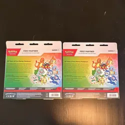 Pokemon TCG First Partner Illustration Collection Series 1 Sealed Box Lot of 2 - Image 2