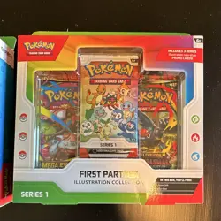 Pokemon TCG First Partner Illustration Collection Series 1 Sealed Box Lot of 2 - Image 5