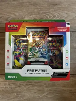 Pokemon TCG First Partner Illustration Collection Series 1 New Sealed - Image 1
