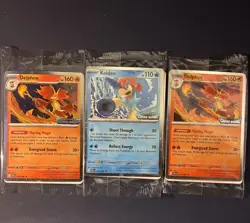 2 Delphox 013/086 & 1 Keldeo 19/86 Stamp Chaos Rising Sealed Promos Pokemon TCG - Image 1