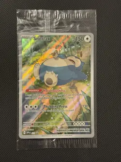 Pokemon TCG Snorlax Scarlet & Violet 151 Promo Sealed - Image 1