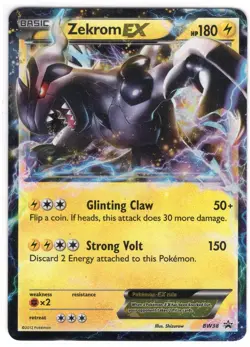 2012 Pokemon: Zekrom ex black star promo BW38 MP - Image 1
