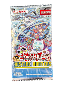Lot (123) Yu-Gi-Oh TCG Justice Hunters 1st Edition Booster Packs Sealed - Image 2