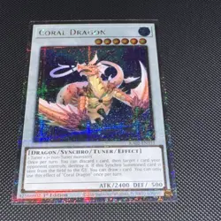 Yu-Gi-Oh! TCG Coral Dragon RA02-EN031 NM Quarter Century Rare - Image 1