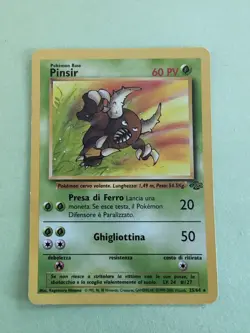 Pokemon Italian Pinsir Non Holo Rare Vintage 25/64 Jungle Set - Image 1