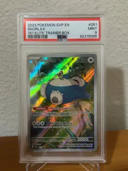 Pokemon snorlax 151 ETB promo PSA Mint 9 - Image 1