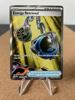 Pokemon Energy Retrieval Full Art Ultra Rare 108/086 Chaos Rising NM Pack Fresh - Image 1