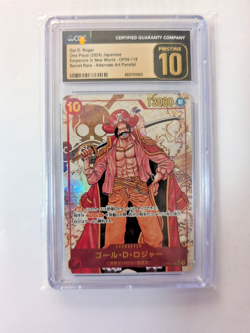 2024 One Piece JPN Gol D. Roger OP09-118 SEC (Alt Art) CGC PRISTINE 10 - Image 1