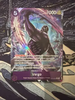 Vergo OP14-061 – Alternate Art – The Azure Seas Seven – One Piece TCG – English - Image 1