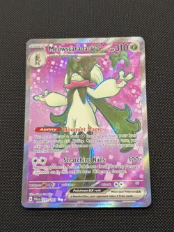 Meowscarada ex 231/193 Ultra Rare Paldea Evolved Pokemon Near Mint - Image 1