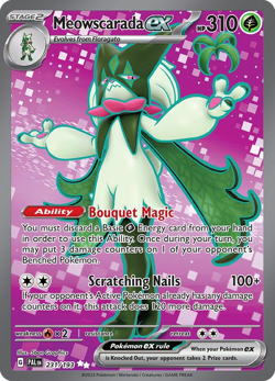 Meowscarada ex 231/193 Ultra Rare Paldea Evolved Pokemon Near Mint - Image 1