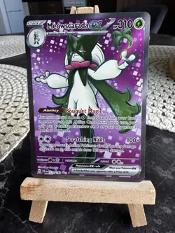 Pokemon Meowscarada EX TCG Scarlet & Violet Paldea Evolved Holo Card 231/193 - Image 1