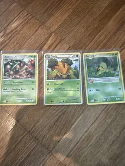 Torterra 39/127 + Grotle & Turtwig Platinum Pokemon Card Set MP - Image 1