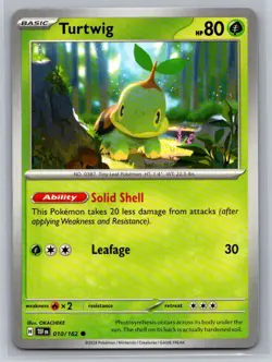 Turtwig #010/162 SV05: Temporal Forces Common - Pokemon Cards G34 - Image 1