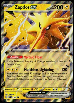 Jumbo Cards #049 Zapdos ex - Image 1