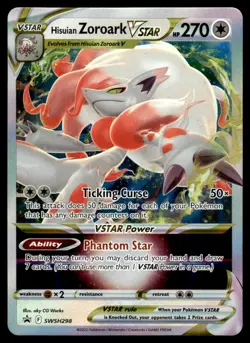 Pokemon TCG SWSH: Sword & Shield Promo Cards #SWSH298 Zoroark Vstar - Image 1