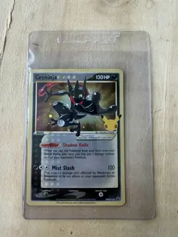 Greninja Gold Star SWSH144 Sword & Shield Promo Holo Rare Card Great Condition - Image 1