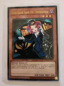 Yu-Gi-Oh! Tour Guide from the Underworld 1st Ed. RA01-EN005 Ultra Rare NM x1 - Image 1