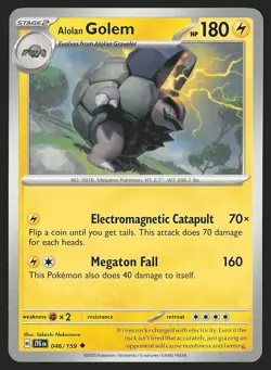 SV09: Journey Together Alolan Golem #046/159 Uncommon Pokemon Card - Image 1