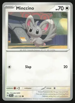 SV09: Journey Together Minccino #125/159 Common Pokemon Card - Image 1