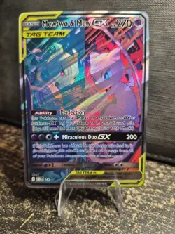 Mewtwo Mew Tag Team GX Custom fan art card - Image 1