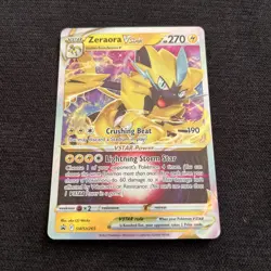 Pokemon Card Zeraora VSTAR SWSH265 Promo Full Art Holo Sword & Shield M/NM - Image 1