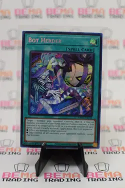 Yu-Gi-Oh MP25-EN149 "Bot Herder" Prismatic Secret Rare - Image 1