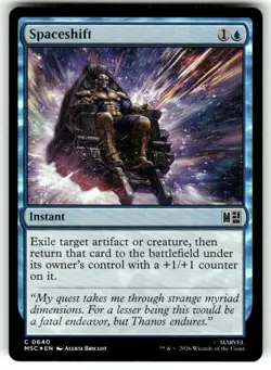 Spaceshift 640 Commander: Marvel Super Heroes Magic: The Gathering Foil NM - Image 1