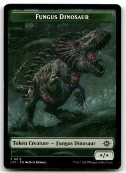 Fungus Dinosaur Token #12 (LP) Lost Caverns of Ixalan LCI Magic MTG - Image 1
