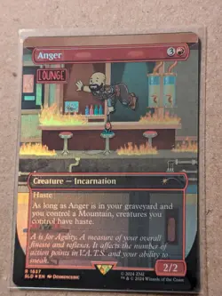 Anger Foil MTG Secret Lair Fallout: S.P.E.C.I.A.L. English NM-Mint On-Hand - Image 1