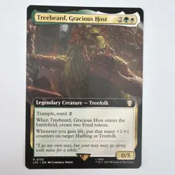 Treebeard, Gracious Host (LTC 153 - Extended Art) MTG: Lord of the Rings - NM/M - Image 1
