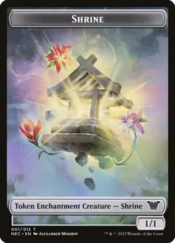 MTG Shrine ** Neon Dynasty Commander Tokens ** English - Image 1