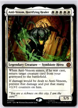 Anti-Venom, Horrifying Healer Marvel's Spider-Man Regular NM M 0001 - Image 1