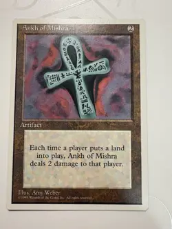 Wizards of the Coast Ankh of Mishra 4th Edition Rare Artifact Regular MTG EN - Image 1