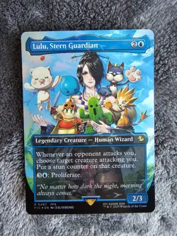 Lulu, Stern Guardian - Borderless/Chocobo Track Foil (MTG x FF) - Image 1
