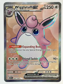 Wigglytuff ex Scarlet & Violet 151 040 187/165 Pokemon TCG Holo - Image 2